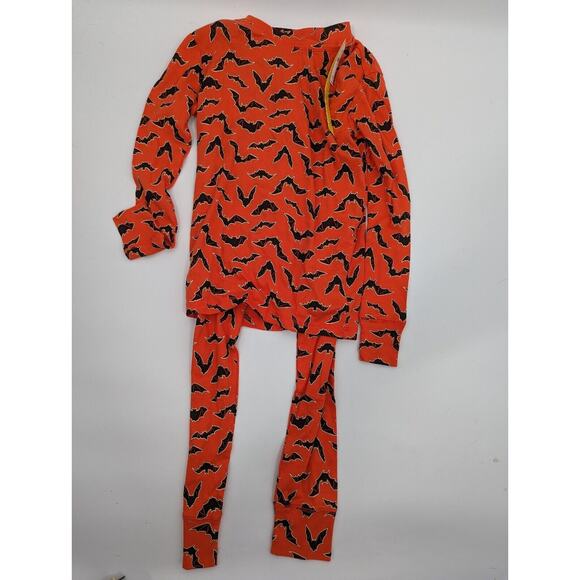 GAP Other - NEW Gap Kids SZ 14 Orange Bat Halloween Snuggle Fit Pajamas Long Sleeve Pant